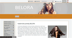 Desktop Screenshot of belora.sk